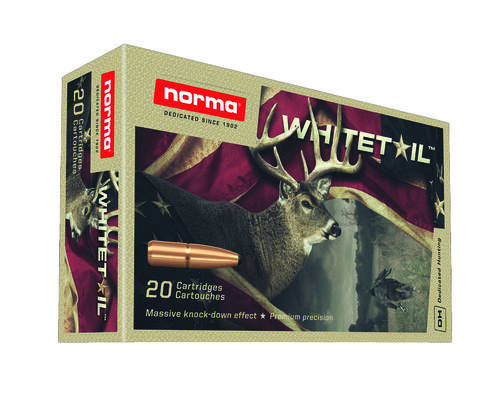 6.5 x 55 NORMA Whitetail 156 gr SP