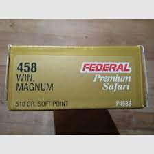 458 Win Mag Federal  Premium Safari 510 gr SP