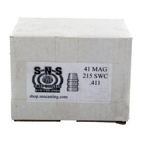 SNS .41 Cal [.411"] 215gr SWC Lead Bullets