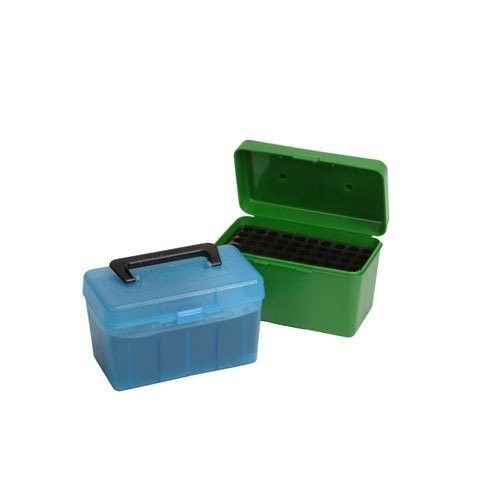 MTM 50 Rds Ammobox w / Handle Large Rifle Green