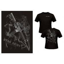 Stag Arms Smoking Gun T-Shirt Large