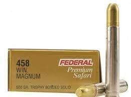 458 Win Mag Federal  Premium Safari 500 gr FMJ