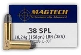 38 SPL Magtech 158 gr LRN