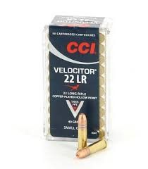 22 LR CCI Velocitor 40 gr 1435 fps