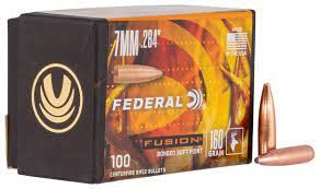 7mm Federal Fusion  Kuler 160 gr SP