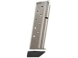 1911 9 Rds Magazine 9 mm Stainless w/ Pad