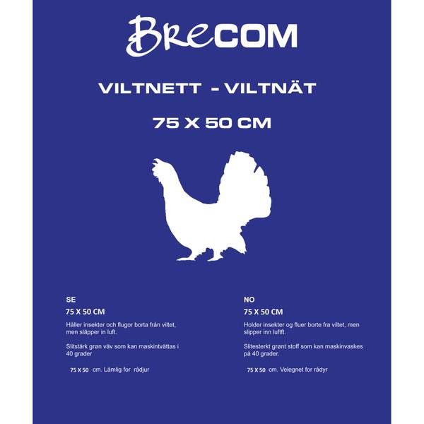 BRECOM VN-75 Viltnett Fugl/hare 75x50 cm